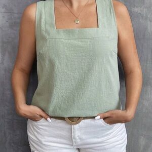 Mint Green Sleeveless Top size 2XL